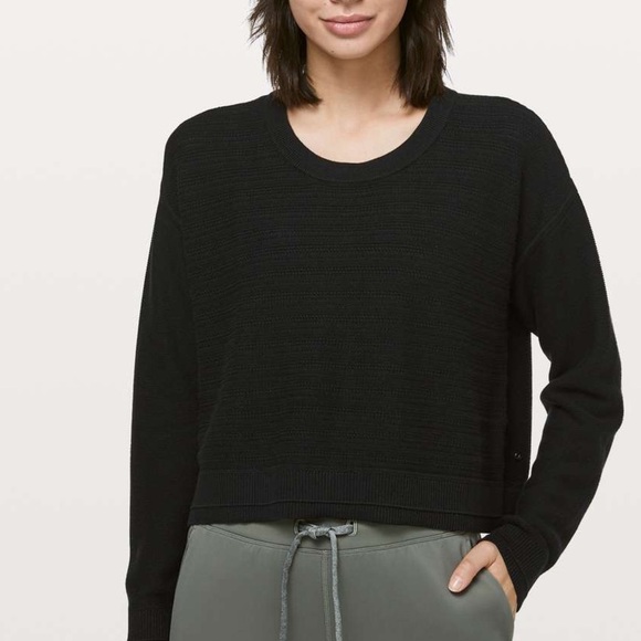 Lululemon Nurture & Nature Pullover sweater knit silk crewneck top long sleeve - Picture 1 of 11